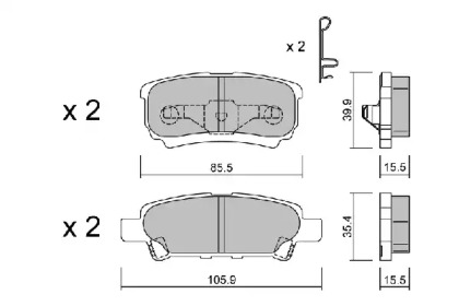 Запчасти для ТО AISIN для JEEP COMPASS (MK49) 2.4 4x4